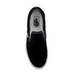 Vans Classic Slip-On VN-0EYEBLK Black White Authentic Canvas Shoes Men