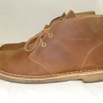 CLARKS ORIGINALS Brown LEATHER Chukka DESERT BOOTS MENS 11.5 11 1/2 M