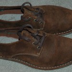 CLARKS Friars MEN’s Sz 9 Brown Suede Leather Oxfords WORN ONCE Great Condition