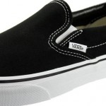 Vans Classic Slip-On VN-0EYEBLK Black White Authentic Canvas Shoes Men