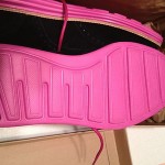 Cole haan mens lunargrand size 10.5 new in box black/pink both laces lunarlon