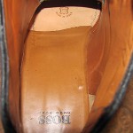 Mens Hugo Boss Brogued Patent Leather Italian Ankle Boots 12 M – Nice Condition!