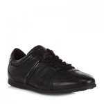 HUGO BOSS Mens Black Shoes Fashion Sneakers, SIONNO by BOSS Orange, New In Box