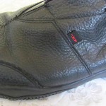 Diesel Fulcon Black Pebbled Leather Slip on Casual Walking Shoes – Men’s 10