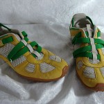 Vintage DIESEL MOSLEY Green Yellow Slip On Sneakers Shoes – Mens Size 12