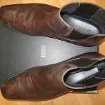 Hugo BOSS Dress Boots Brown size 13 BEAUTIFUL