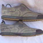 DIESEL GREEN SUEDE SLIP ON LOAFERS  SIZE US 12 MED  45 EU