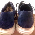 **New Cole Haan Lunargrand Wingtip, Navy Suede NEW **Size 11