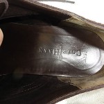 Cole HAAN Lunargrand Mens sz 10 Brown wingtip with light blue sole  NR