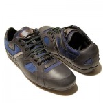 $275 HUGO BOSS Red Label Black Navy Blue Sneakers 11 44 Mens Shoes Trainers 10.5