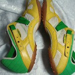 Vintage DIESEL MOSLEY Green Yellow Slip On Sneakers Shoes – Mens Size 12