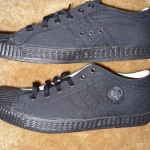 NWOB Mens DIESEL black canvas sneakers shoes size 13