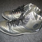 Men’s Silver DIESEL “Deep” Sneakers size 9 9.5 VERY RARE!! LIKENEW!! Shoes