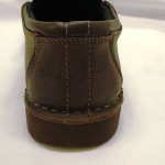 Men’s CLARKS HOMMES DARK BROWN LEATHER LOAFER 62181 SLIP ON US 9.5