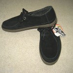 VANS SKATEBOARDING MENS RATA VULC SUEDE BLACK FOREST SHOES SIZE 10 FREE SHIP NR