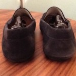 HUGO BOSS Men’s Sz 12 Blue Suede Slip On Casual Driving Moccasin  Loafers