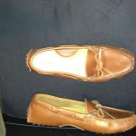 COLE HAAN 10 D brown leather slip on moccasin GUNNISON driving loafer shoe $138