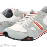 DIESEL Gunner Size 13 M Gray Leather & Nylon Casual Sneakers Mens Shoes