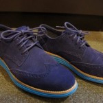 NIKE COLE HAAN LUNARGRAND WING TIP NAVY SUEDE SIZE 8.5