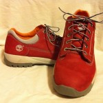 Mens Timberland Red Leather Shoes Sz. 11.5
