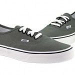 Vans Authentic VN-0JRAPBQ Pewter Grey NIB Canvas Shoes Men