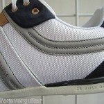 HUGO BOSS ORANGE KEELON NAVY/OPEN WHITE/YELLOW 742228217241 MEN WALKING SHOES 9