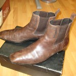 Hugo BOSS Dress Boots Brown size 13 BEAUTIFUL
