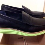 **New Cole Haan Lunargrand Penny, Black/Yellow Leather** SZ 10