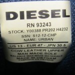 NEW Diesel Urban Casual Shoes Fashion Designer Sneakers – Men’s Size 13