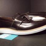 Cole Haan LUNARGRAND TASSEL FRAGMENT DESIGN HIROSHI CHESTNUT BROWN WHITE DS 8.5