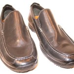 COLE HAAN NIKE AIR SLIP ON BLACK LEATHER LOAFERS SHOES SIZE: 11 M – $178