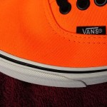Rare VANS Neon Flourescent Orange Shoes Authentic Mens size 7.5 Womens size 9