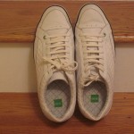 Men’s Hugo Boss Apache Sneakers Leather White 9 D $225 Worn Once! EUC!!!