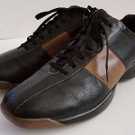 COLE HAAN CITY NIKE AIR Black & Brown Leather Fashion Lace Up Sneakers 11M