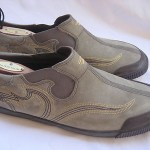 DIESEL GREEN SUEDE SLIP ON LOAFERS  SIZE US 12 MED  45 EU
