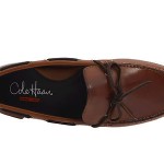 Cole Haan Mens Air Grant Papaya Brown Driving Drivers Loafers Slip-On Shoes