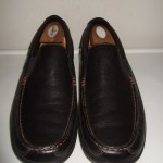 Cole Haan Black Leather Driver Slip On Loafers Mens Sz.11.5 M Worn 1X