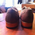 Men’s Cole Haan Gray Wing Tip Oxfords, Excellent Condition, 8 M