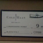 **New Cole Haan Lunargrand Penny, Black/Yellow Leather** SZ 9