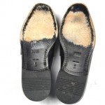 HUGO BOSS Black Leather Dress Loafer Shoes Sz 8