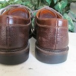 Cole Haan Mens 8.5M Brown Pebbled Leather Lace up Oxford Shoes