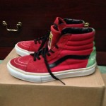 Vans Sk8 Hi Supreme Bad Brains Size 9.5 mens Red Green