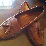 “VINTAGE” BEAUTIFUL & SHARP “RUST” COLE HAAN PINCH TASSEL LOAFER SZ 10.5(D) WOW!
