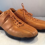 COLE HAAN – NIKE AIR Mens Tan Leather Casual Oxford Shoes Size 9.5 M Medium