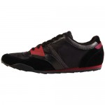 Diesel Mens Matthew Y00509 PR633 H2177 Black Red Lace Up Fashion Sneakers Shoes