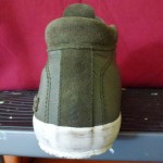 $140 Mens DIESEL ‘Midday’ Shoes sz 10 LEATHER Olive Green sneaker shoes