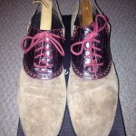 COLE HAAN  AIR COLTON 13M SUEDE CROC.SADDLE OXFORDS