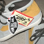 VANS SKATEBOARDING MENS RATA MID LEATHER MUSTARD YELLOW & GREY SHOES SIZE 11.5
