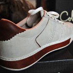 Cole Haan Ivory Linen Suede Brogue style sneakers 10 D