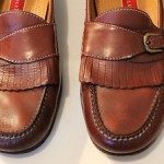 COLE HAAN 13 D Shoes Tassel Loafers Brown Leather  Casual Slip On Men’s
